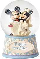 Happily Ever After Water Globe - Mickey And Minnie Wedding Snowball