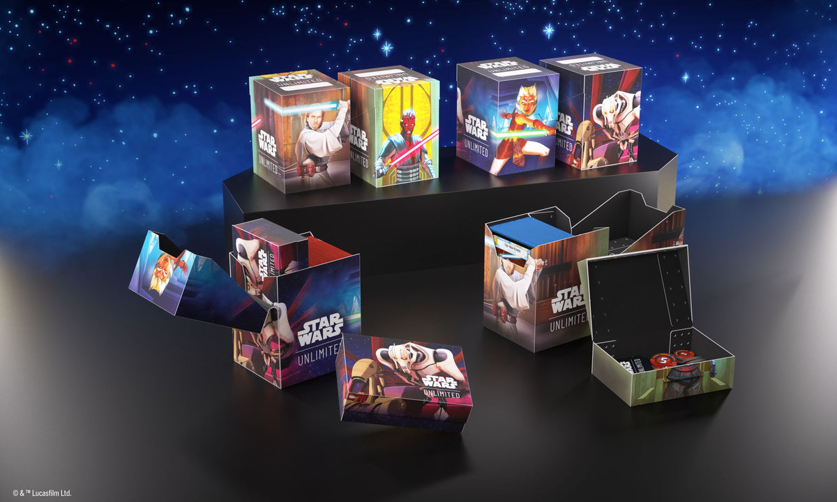 Gamegenic, Star Wars : Unlimited Soft Crate – Qui-Gon Jinn, Peut