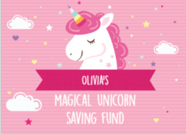 Magical Pink Unicorn - Money Box