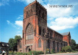 Shrewsbury Abbey Postcard