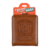 Personalised RFID Wallet - Jamie