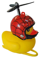 Bicycle Rubber Ducky Bike with Helmet - Spider