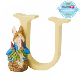 "U" - Peter Rabbit with Radishes