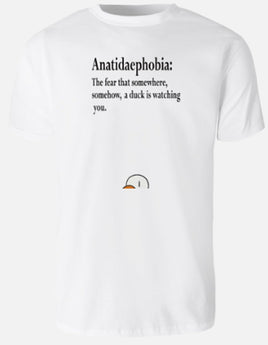 Anatiadaephobia - White T-Shirt