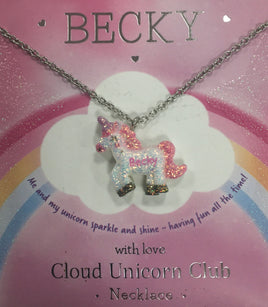 Unicorn Necklaces - Becky