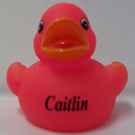 Caitlin - Name Printed Rubber Duck