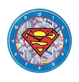 Superman {Logo} Clock