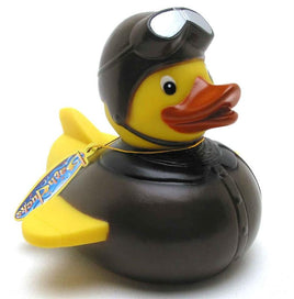 Old Fashioned Pilot Rubber Duck From Yarto