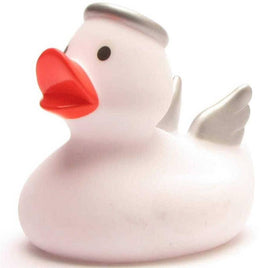 White Bath Duck Angel - Rubber Duck