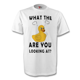 What The Duck Are You Looking At White T-Shirt