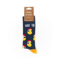 Unisex What The Duck Christmas Socks