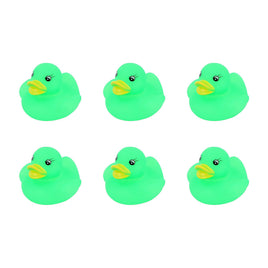 Green Rubber Ducks – Pack of 6