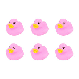 Pink Rubber Ducks – Pack of 6
