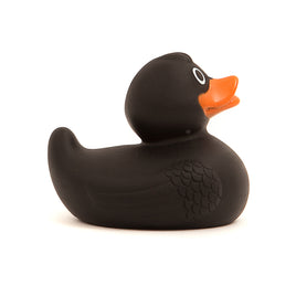 8cm Standard Black Luxury Weighted Rubber Duck