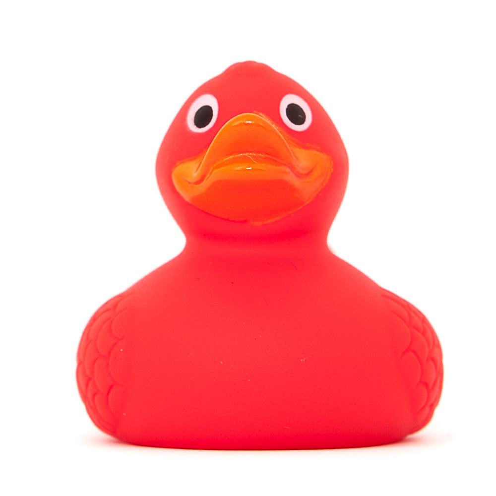 8cm Standard Red Luxury Weighted Rubber Duck| Shop4Ducks