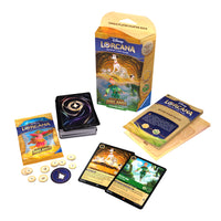 Disney Lorcana Trading Card Game Into The Inklands Pongo and Peter Pan - Amber/Emerald Starter Deck