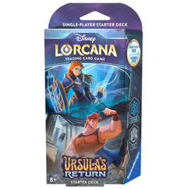 Disney Lorcana Trading Card Game - Starter Deck Sapphire & Steel - (Anna & Hercules) - Ursula's Return