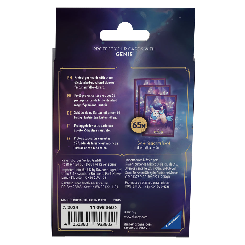 Disney Lorcana Card Sleeve Pack Genie