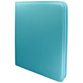 Vivid 12-Pocket Zippered PRO-Binder - Light Blue