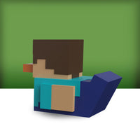 Minecraft Official Steve Mini TUBBZ Cosplaying Rubber Duck Collectable