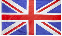 Union Jack Rayon Flag with Grommets 3FT X 2FT