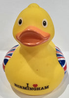 I Love Birmingham with Union Jack Rubber Duck