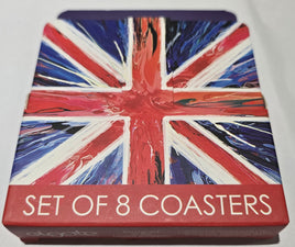 Union Jack Coasters - Set of 8