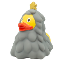Grey Christmas Tree rubber duck