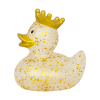 Glitter Gold Duck with Crown