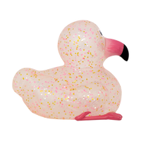 Glitter Flamingo Rubber Duck By Lilalu