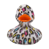 "like a leopard" Duck Rubber Duck - Design by Lilalu