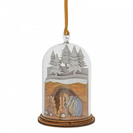Mrs. Rabbit™ in Burrow Wooden Hanging Ornament
