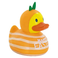 Orange Easter Rubber Duck
