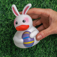 White Easter Rabbit Rubber Duck