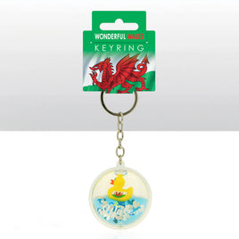 Wales Floating Duck Keyring