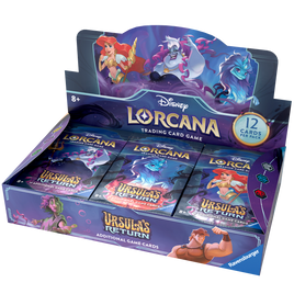 Disney Lorcana Trading Card Game - Booster Pack Display (24pcs @ £4.99 each) - Ursula's Return