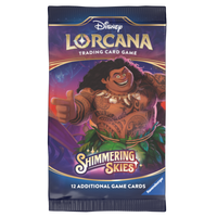 Disney Lorcana Trading Card Game - Booster Pack  - Shimmering Skies