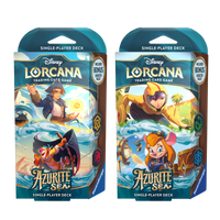 Disney Lorcana Trading Card Game - Starter Deck  - Big Hero and Gadget Azurite Sea