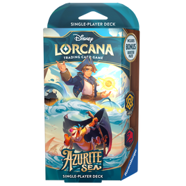 Disney Lorcana Trading Card Game - Starter Deck - Jim Hawkins and Tigger  Azurite Sea