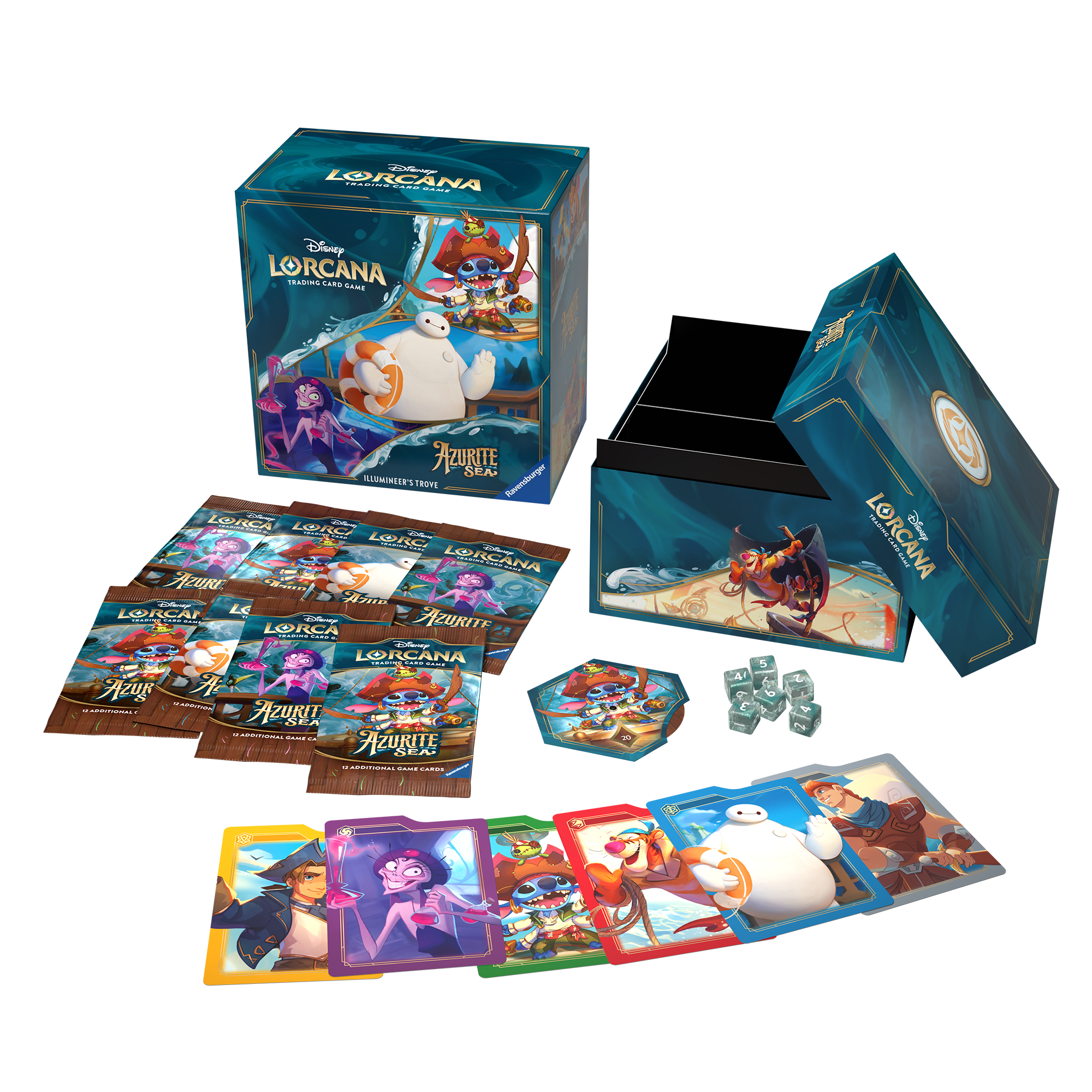 Disney Lorcana Trading Card Game - Illumineer's Trove Set - Azurite Se| Shop4Ducks Disney Lorcana Trading Card Game - Illumineer's Trove Set - Azurite Se| Shop4Ducks