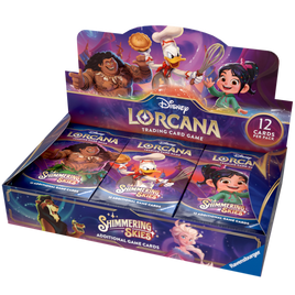 Disney Lorcana Trading Card Game - Booster Pack Display (24pcs @ £4.99 each) - Shimmering Skies