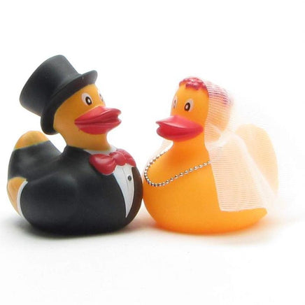 Bride and Groom Rubber Duck Set