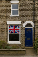 Union Jack Rayon Flag with Grommets 5FT X 3FT