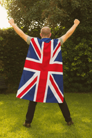 Union Jack Rayon Flag with Grommets 5FT X 3FT