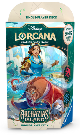 Disney Lorcana Trading Card Game - Starter Deck - Archazia's Island - Belle and Beast