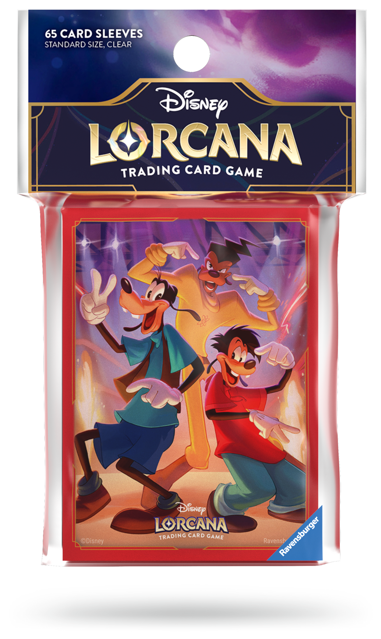 lorcana card sleeves size Disney Lorcana: Official Art finish card sleeves featuring a Disney Lorcana TCG glimmer Disney Lorcana Card Sleeves -