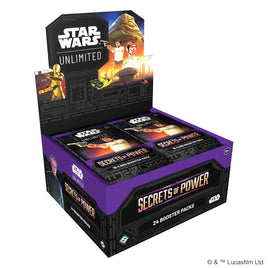Star Wars: Unlimited - Secrets of Power Booster Display Set 6 , Box of 24 Boosters