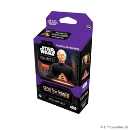 Star Wars: Unlimited - Secrets of Power Spotlight Deck Chancellor Palpatine