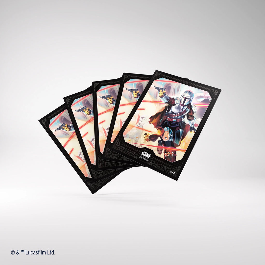 mandalorian card sleeves Season 2 Trading from Blaster Box New Case Fresh Insert chase The Mandalorian deck lets you join the adventure Gamegenic Star Wars: Unlimited Art