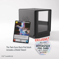 Gamegenic Star Wars: Unlimited Twin Suns Deck Pod - Black